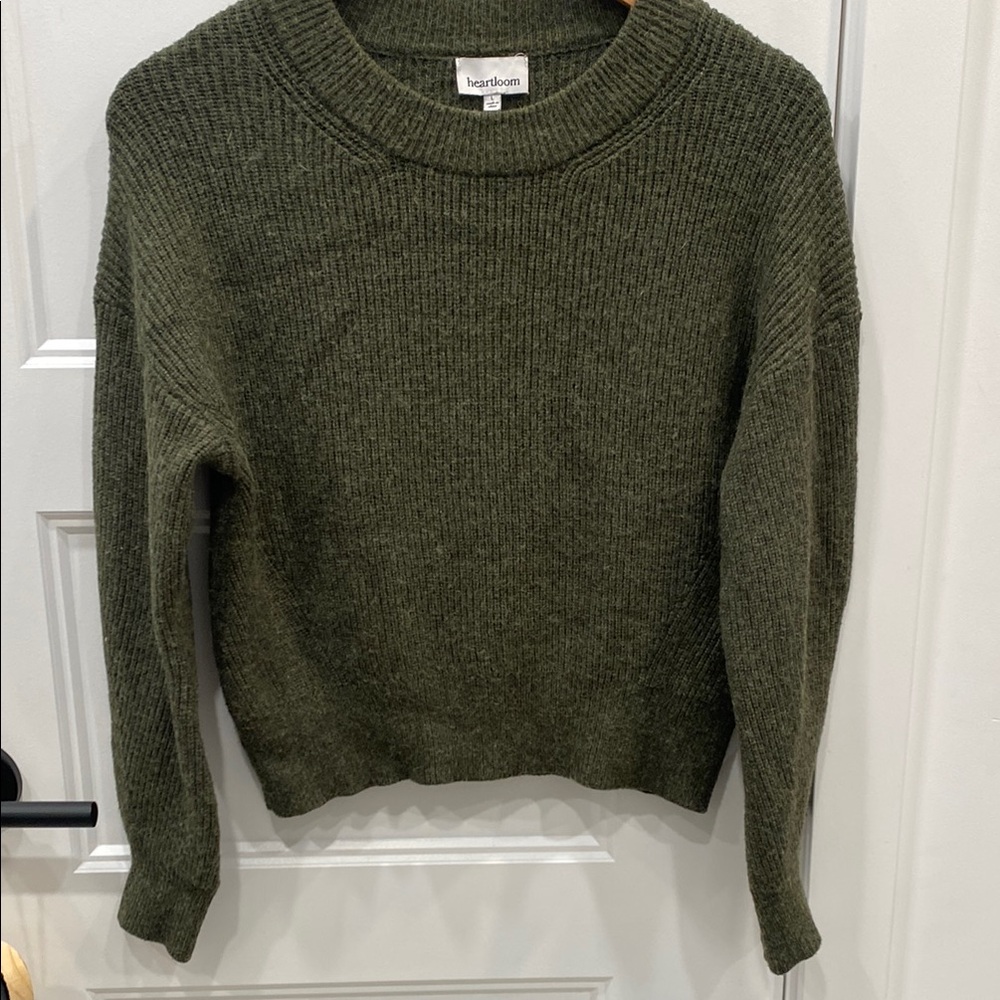 Heartloom Celine Sweater in Olive